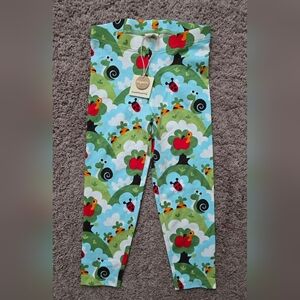 Organic Kids Bottoms with Colorful Nature Print